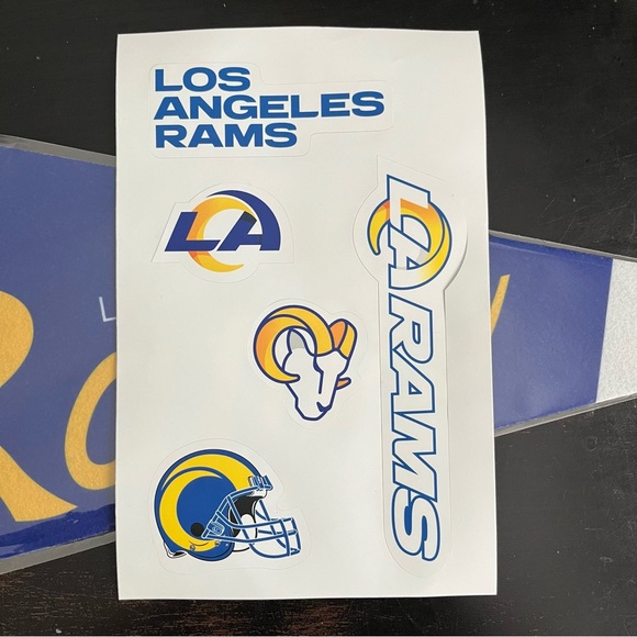LA Rams Pennant and Sticker Set - Picture 3 of 4